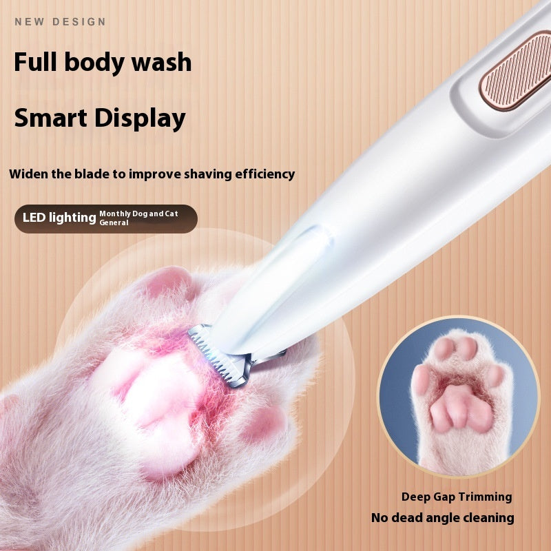 Pet Paw Trimmer With LED Light