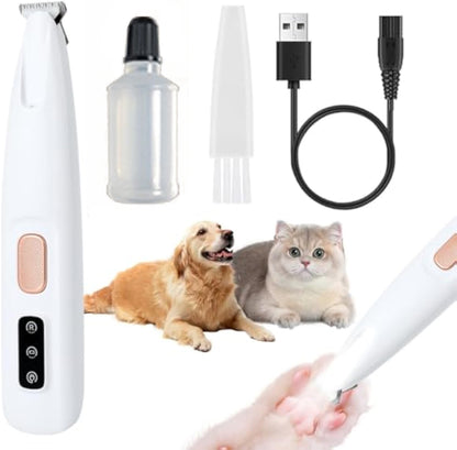 Pet Paw Trimmer With LED Light